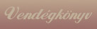 Vendégkönyv